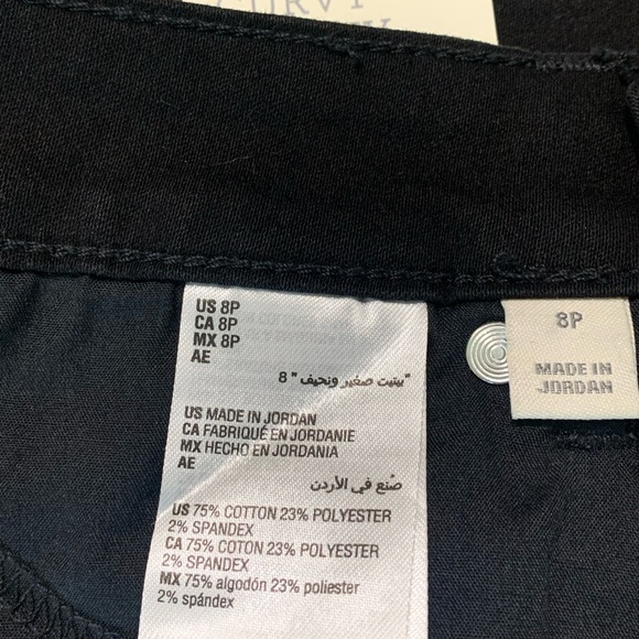 Style & Co Petite Jeans Size 8P Color: Black Rinse - Picture 5 of 8